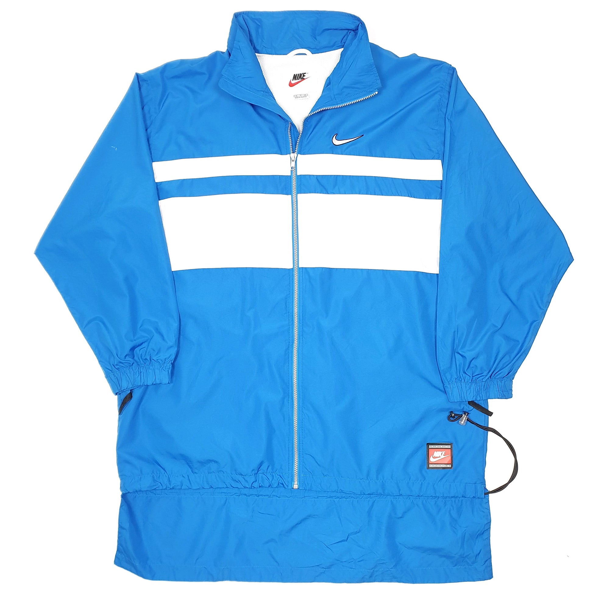 Mens Blue Nike Vintage Team 80s 90s  Coat