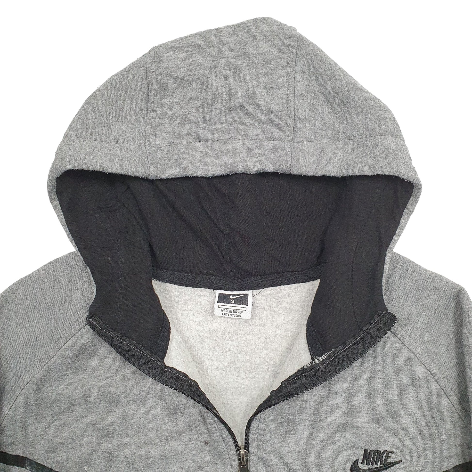 Mens Grey Nike Marks to front and arms Hoodie Jumper