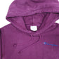 Mens Purple Champion Reverse Weave 1970s Single Colour Hoodie Jumper