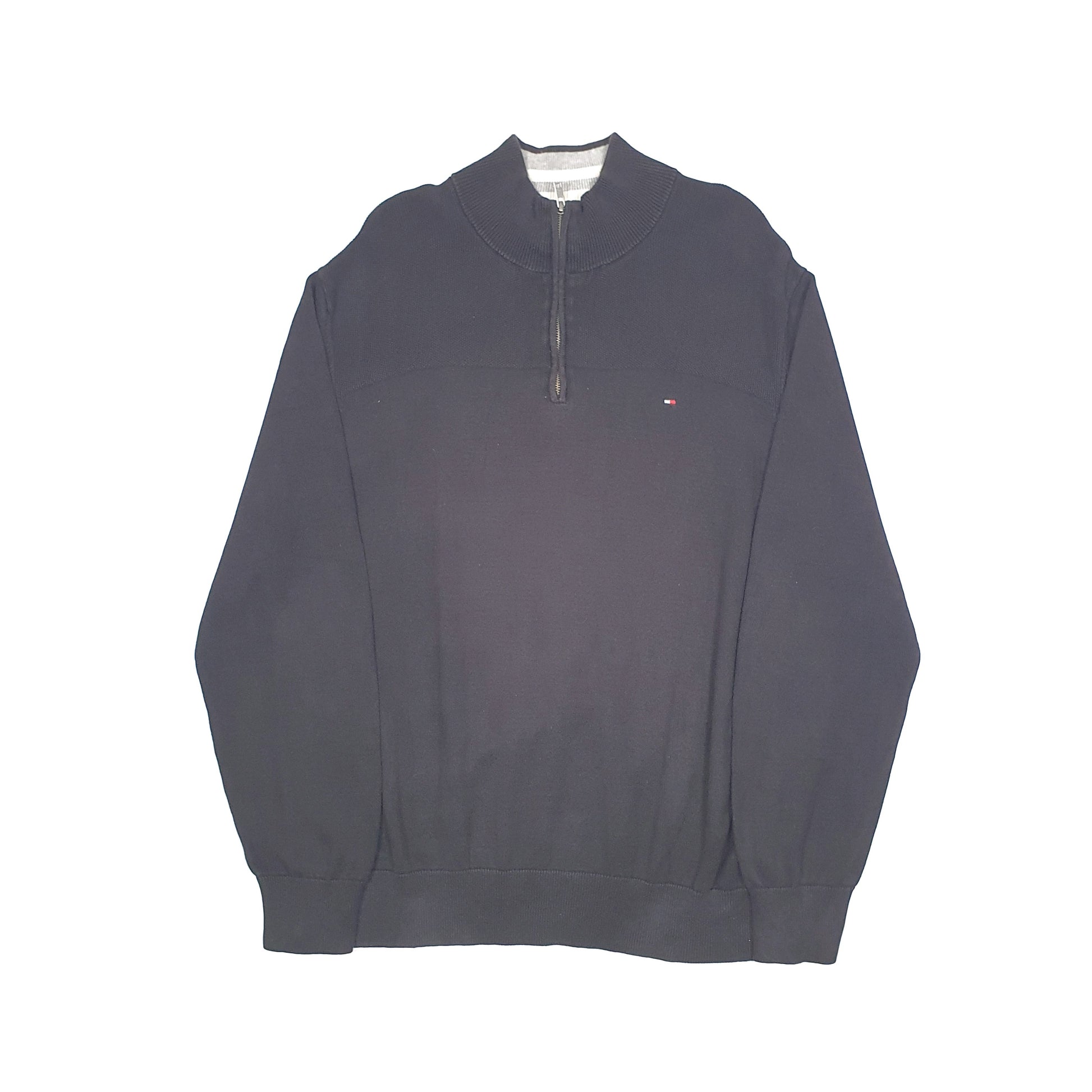 Tommy Hilfiger Quarter Zip XL Black
