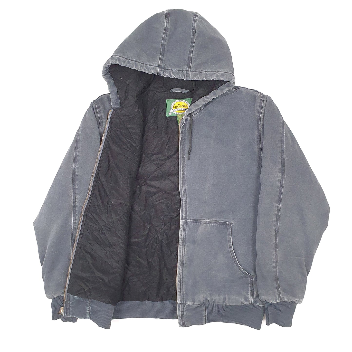 Mens Navy Cabelas Active Detroit Workwear Jacket Coat