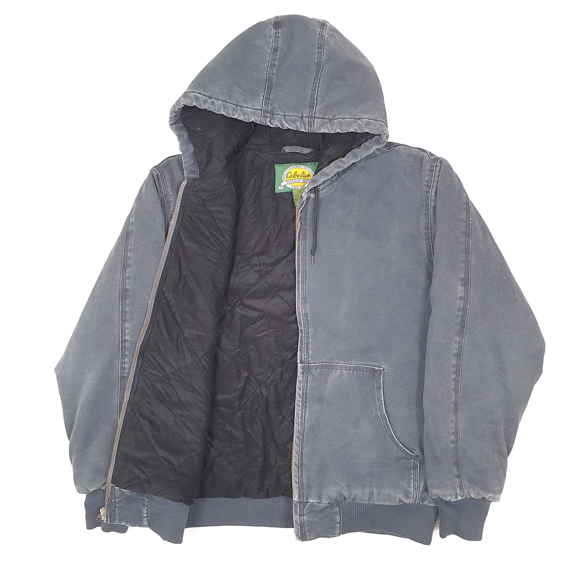 Mens Navy Cabelas Active Detroit Workwear Jacket Coat