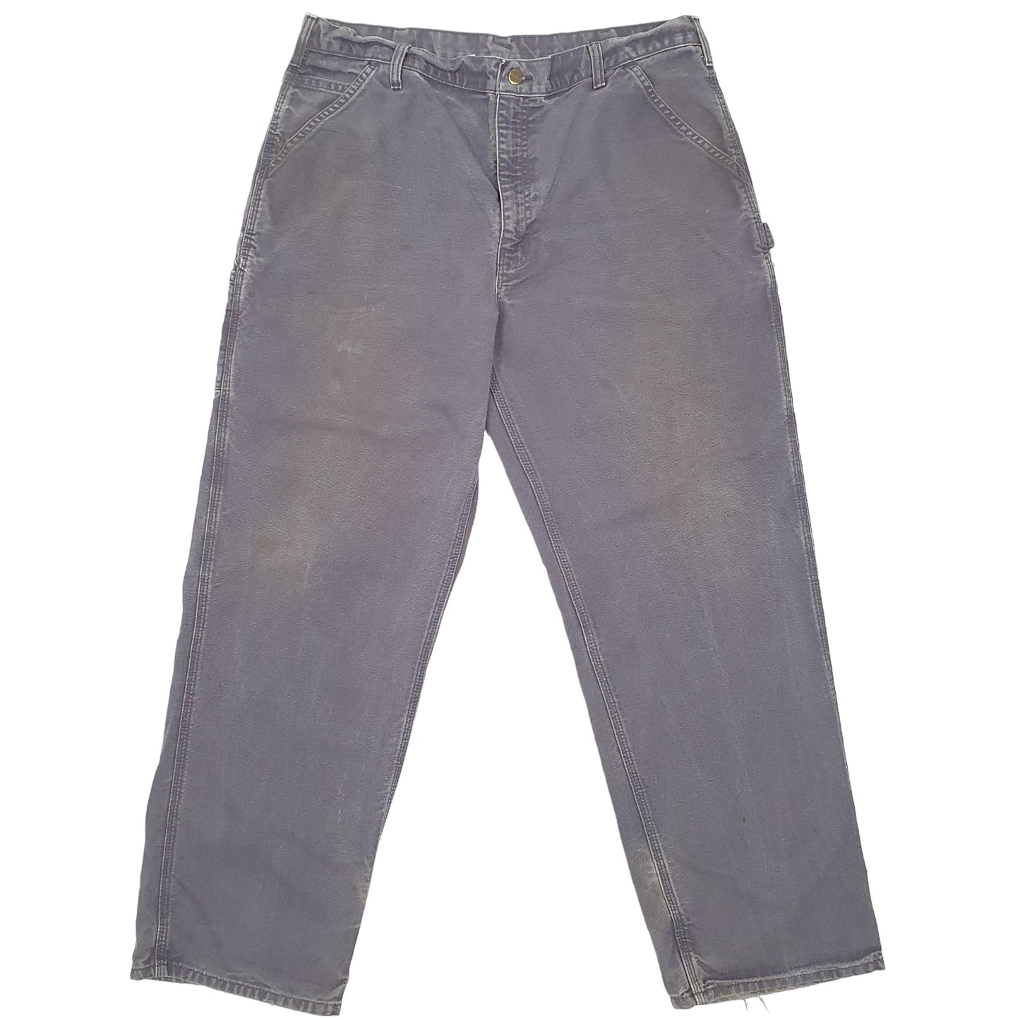 Mens Navy Carhartt Work Wear Carpenter Trousers