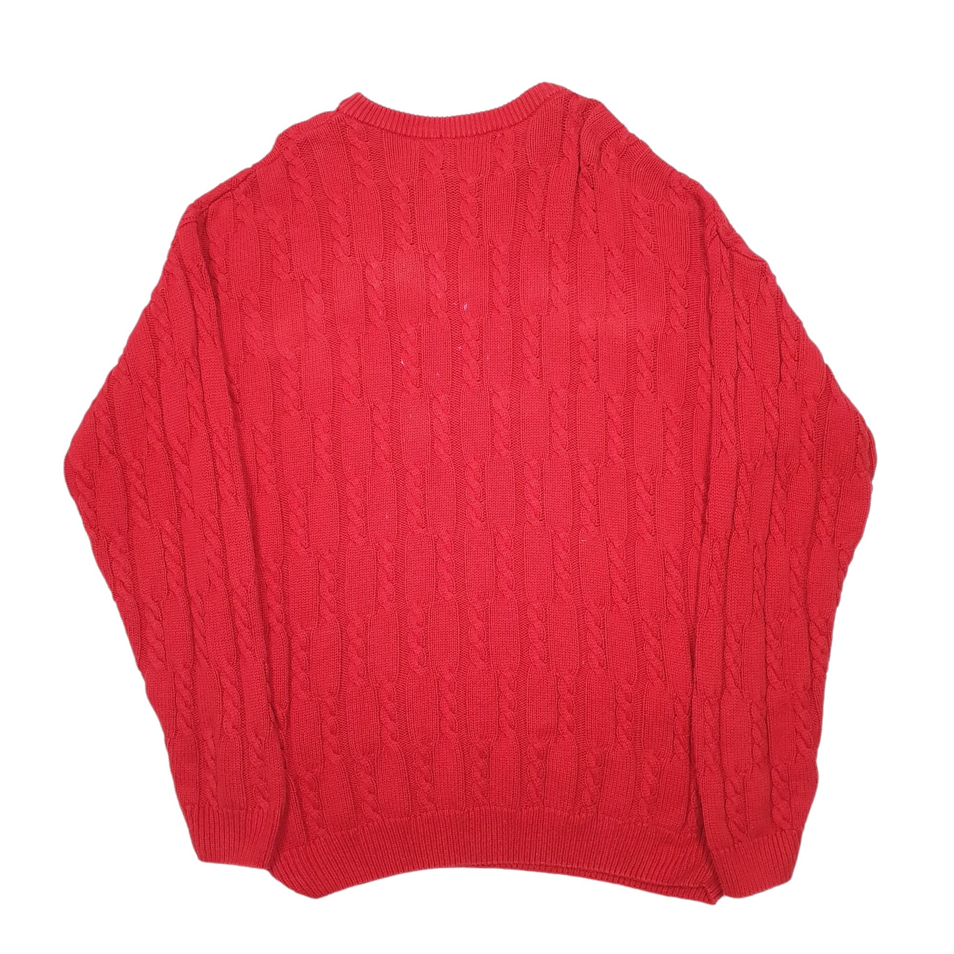 Mens Red Ralph Lauren Chaps Cableknit Crewneck Jumper