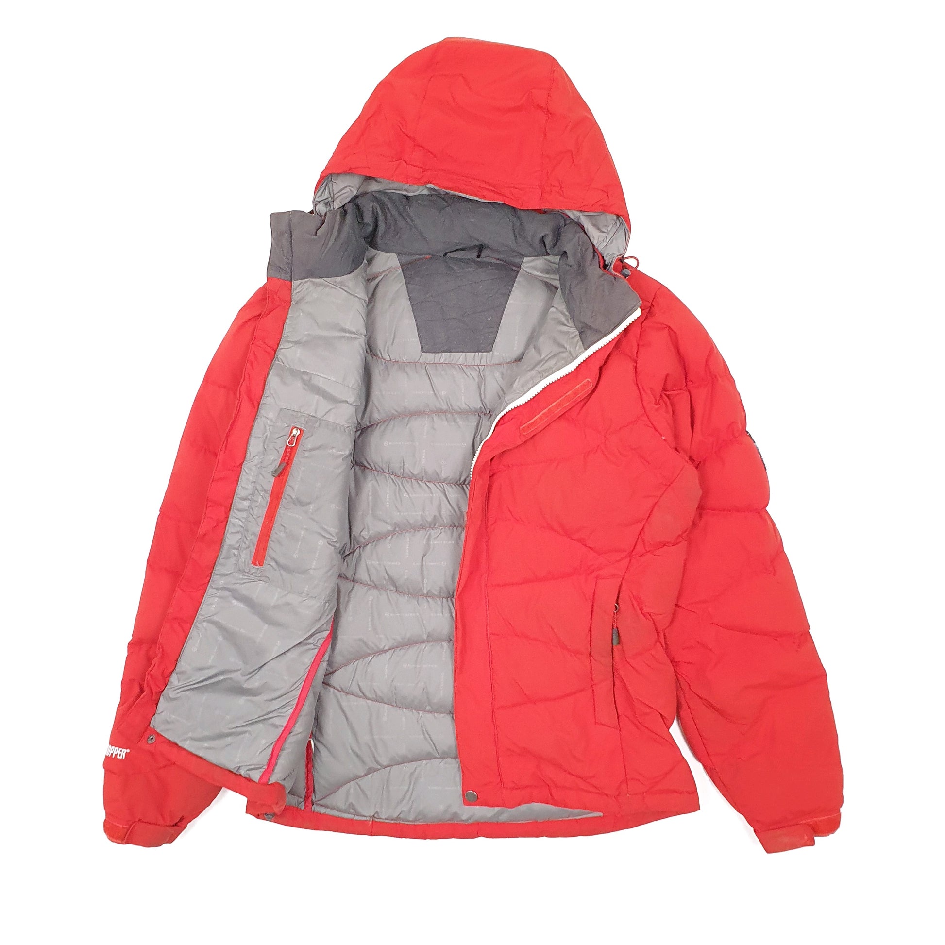 Womens Red The North Face Summit Series 700 Puffer Jacket Coat
