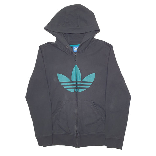 Mens Black Adidas  Full Zip Jumper