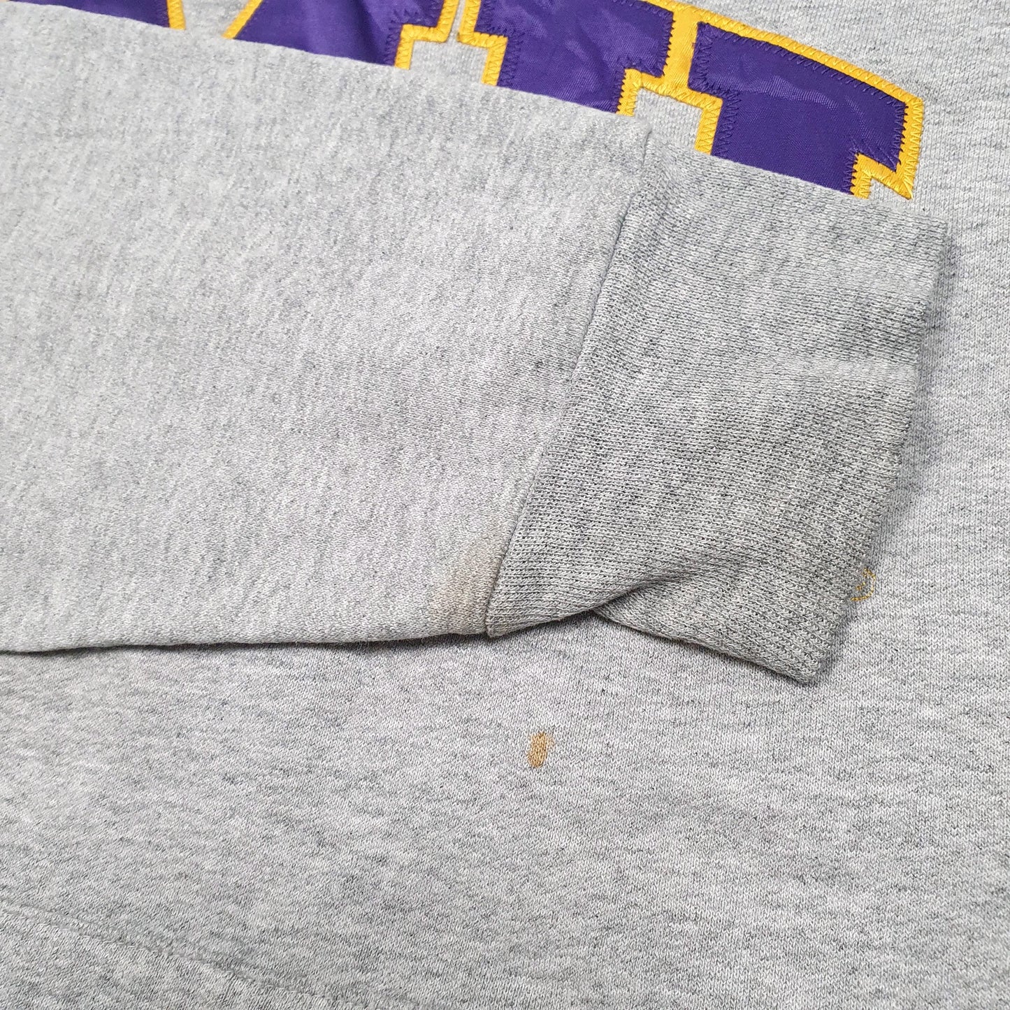 Mens Grey Champion James Madison Dukes American Football JMU Hoodie Jumper