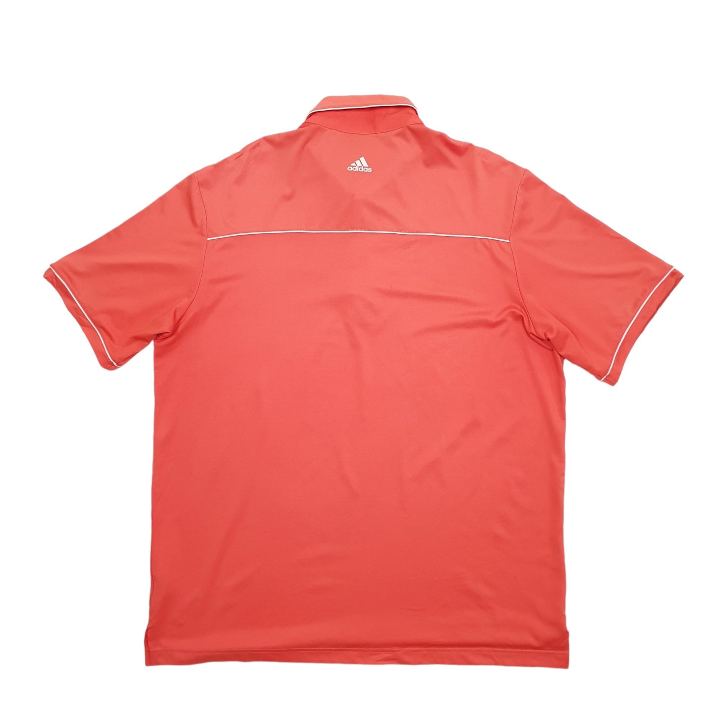 Adidas Short Sleeve Polyester Polo Shirt Pink