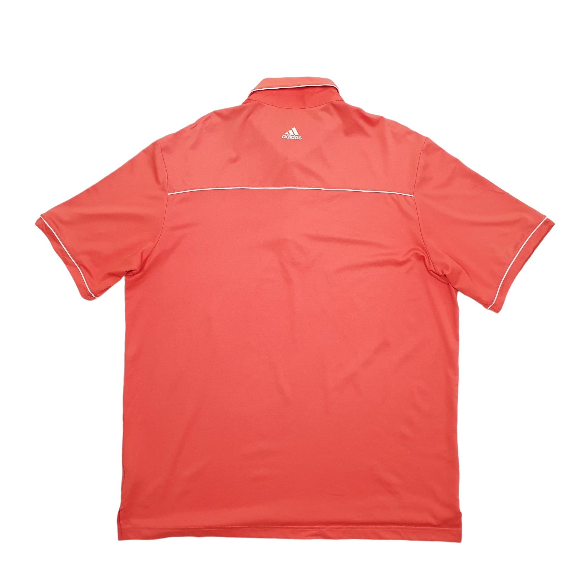 Adidas Short Sleeve Polyester Polo Shirt Pink