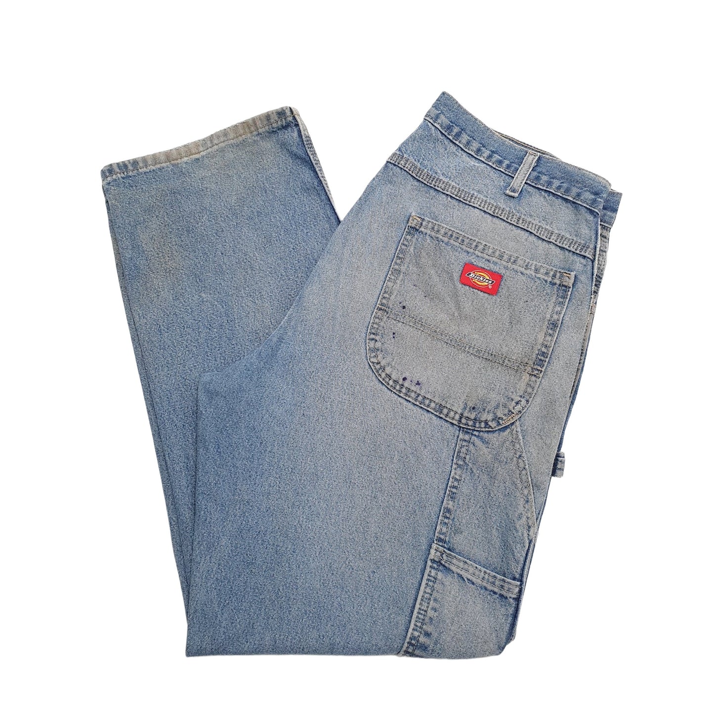 Mens Blue Dickies  Carpenter Trousers