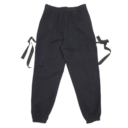 Mens Black Unbranded Combat Pants Cargo Trousers