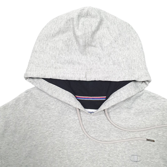 Mens Grey Champion  Hoodie Jumper
