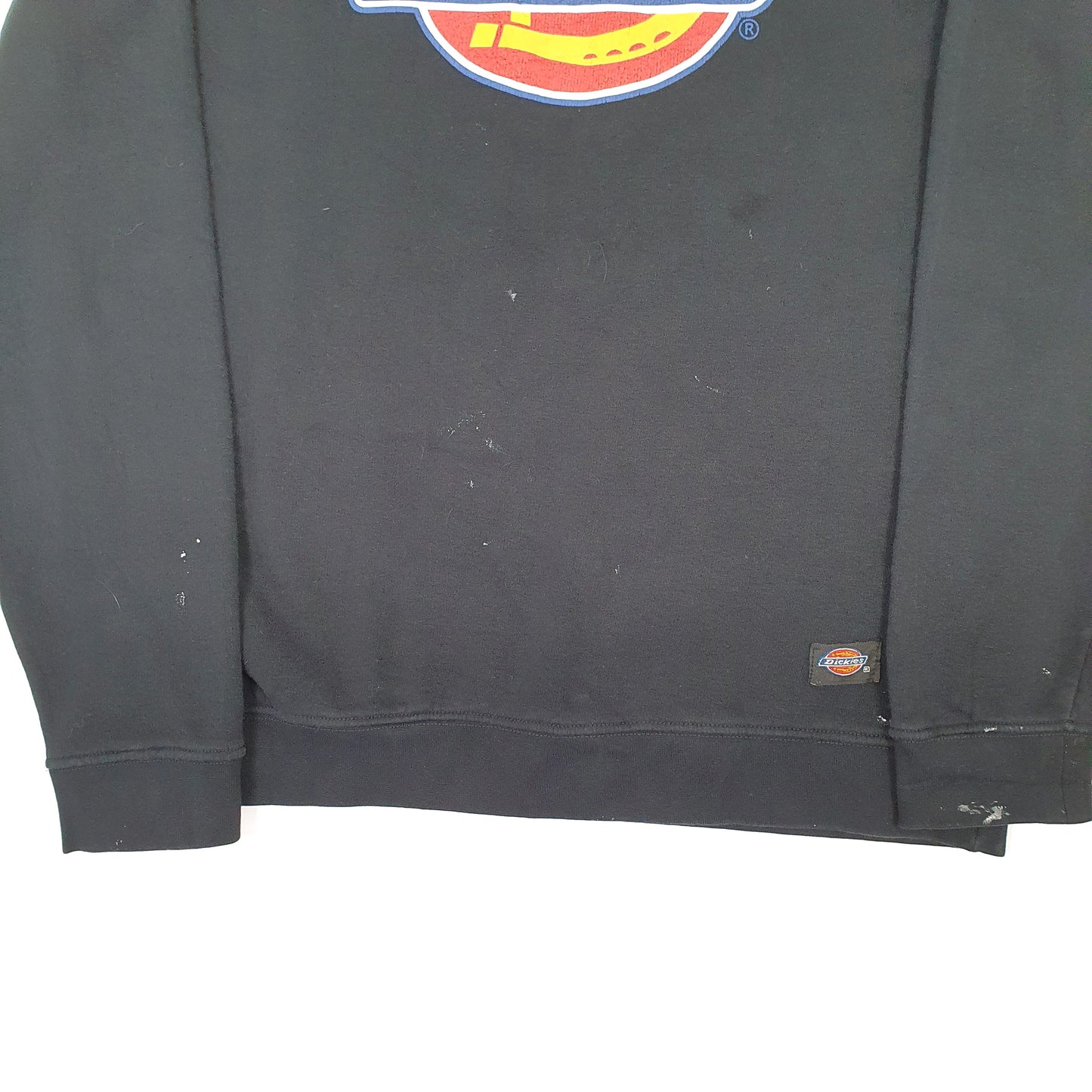 Mens Black Dickies Spellout Crewneck Jumper
