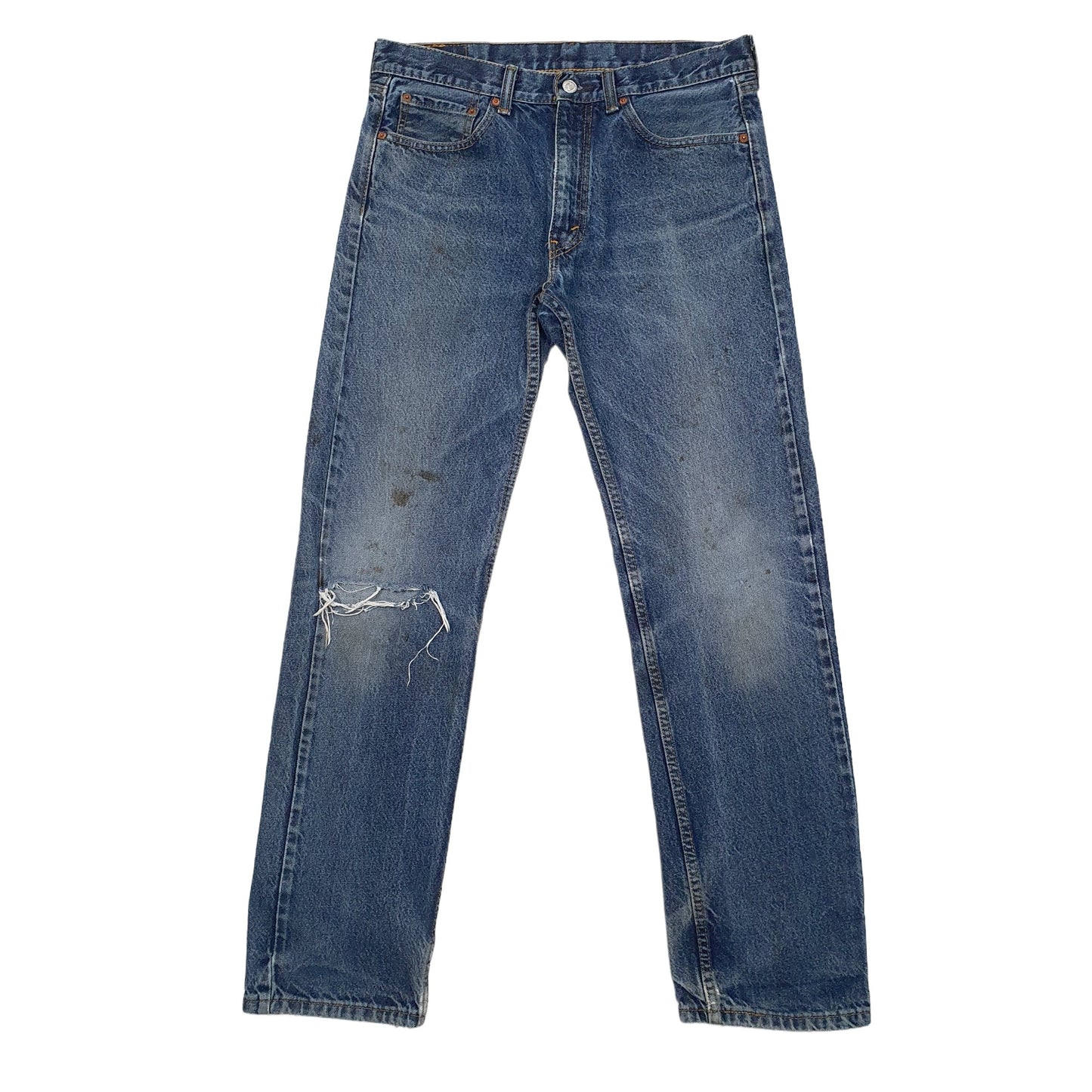 Levis 505 Regular Fit Jeans W32 L32 Blue