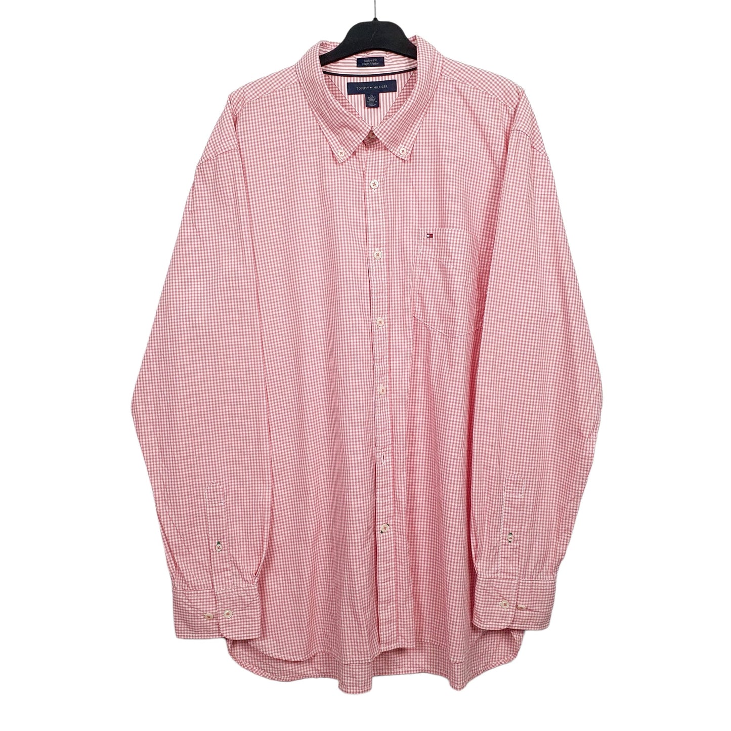 Red Tommy Hilfiger Long Sleeve Shirt