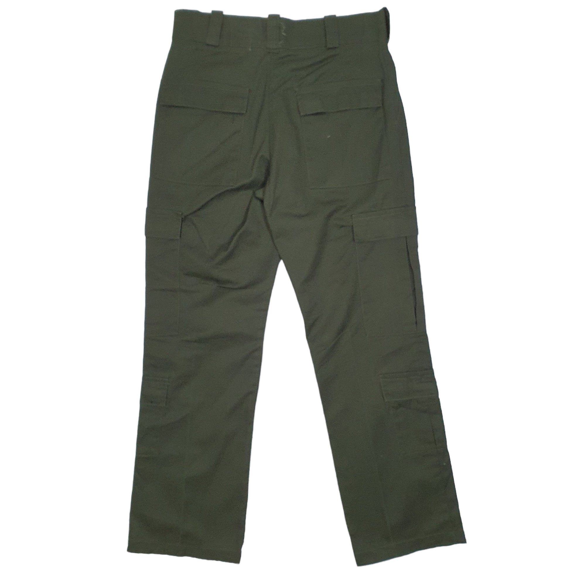 Mens Green Werner Works Inc Combat Pants Made In USA Cargo Trousers