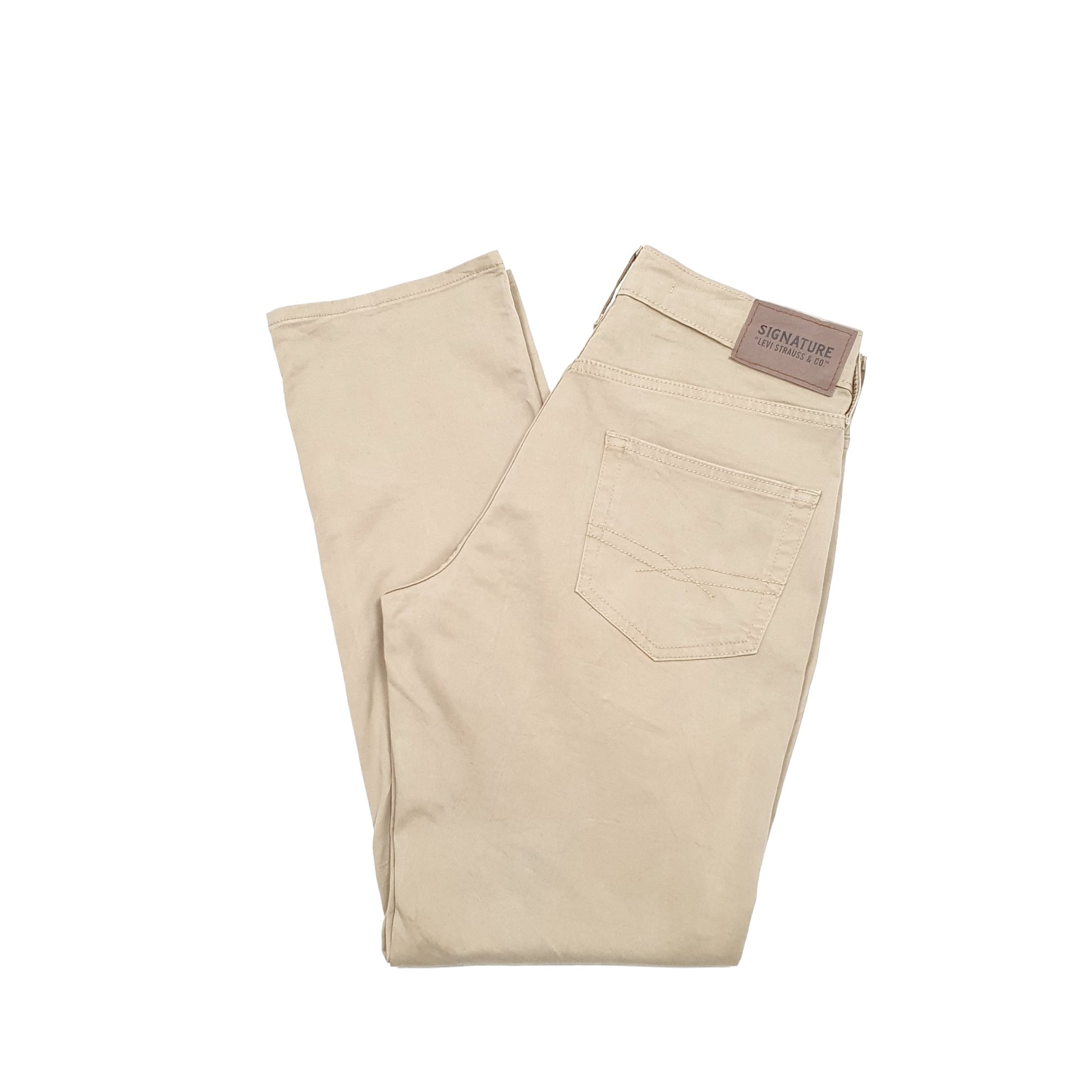 Mens Levis Athletic Slim Tapered Beige Chino Trousers W29 L29 Beige