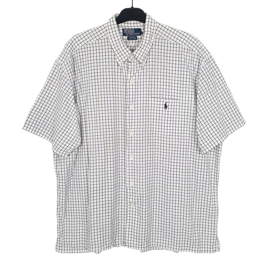 Ralph Lauren Short Sleeve Regular Fit Check Shirt White