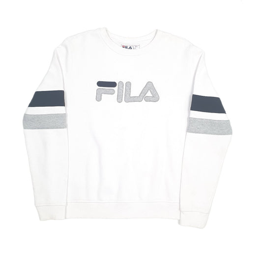 Fila Spellout Crewneck White