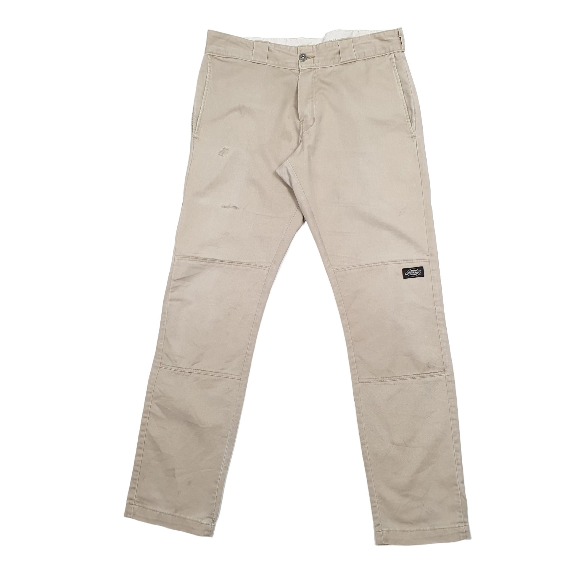 Mens Beige Dickies  Chino Trousers