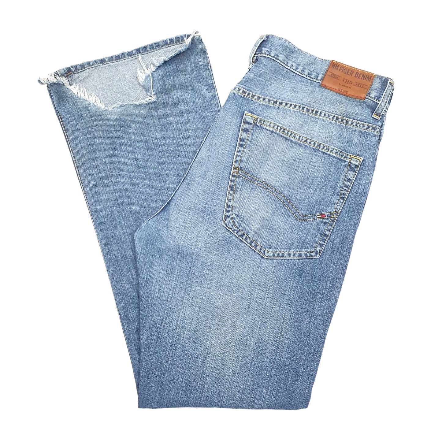 Mens Blue Tommy Hilfiger  Bootcut JeansW38 L34