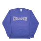 Mens Blue Champion Spellout Crewneck Jumper