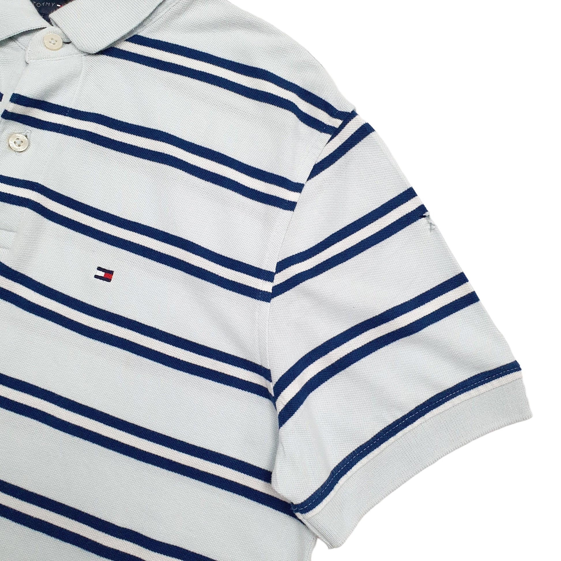 Mens Blue Tommy Hilfiger  Short Sleeve Polo Shirt