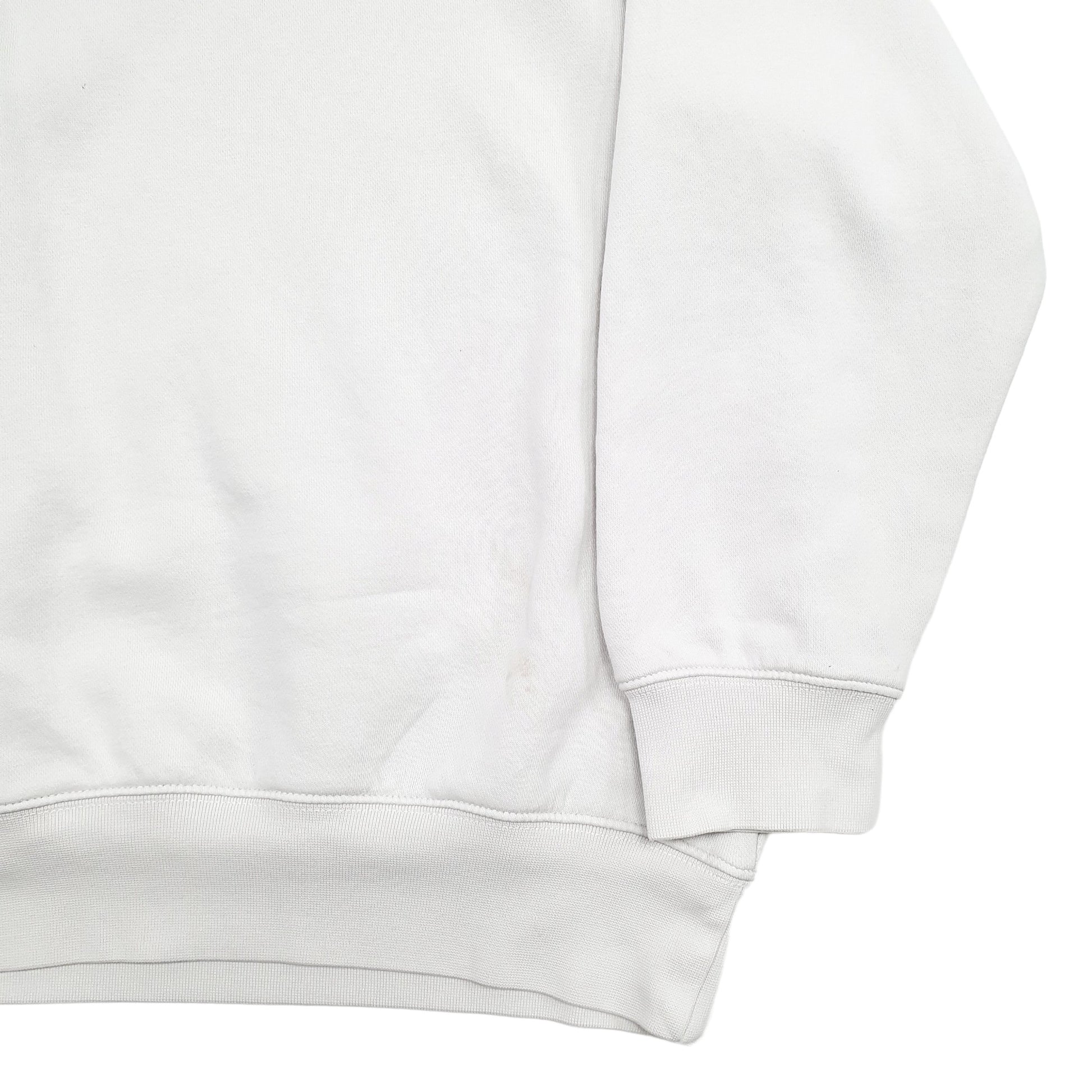 Mens White Nike Labelled L measures XL Hoodie Jumper