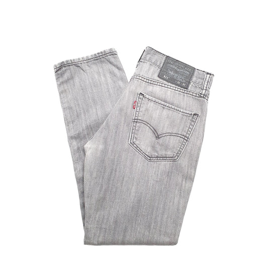Levis 511 Slim Fit Jeans W32 L28 Grey