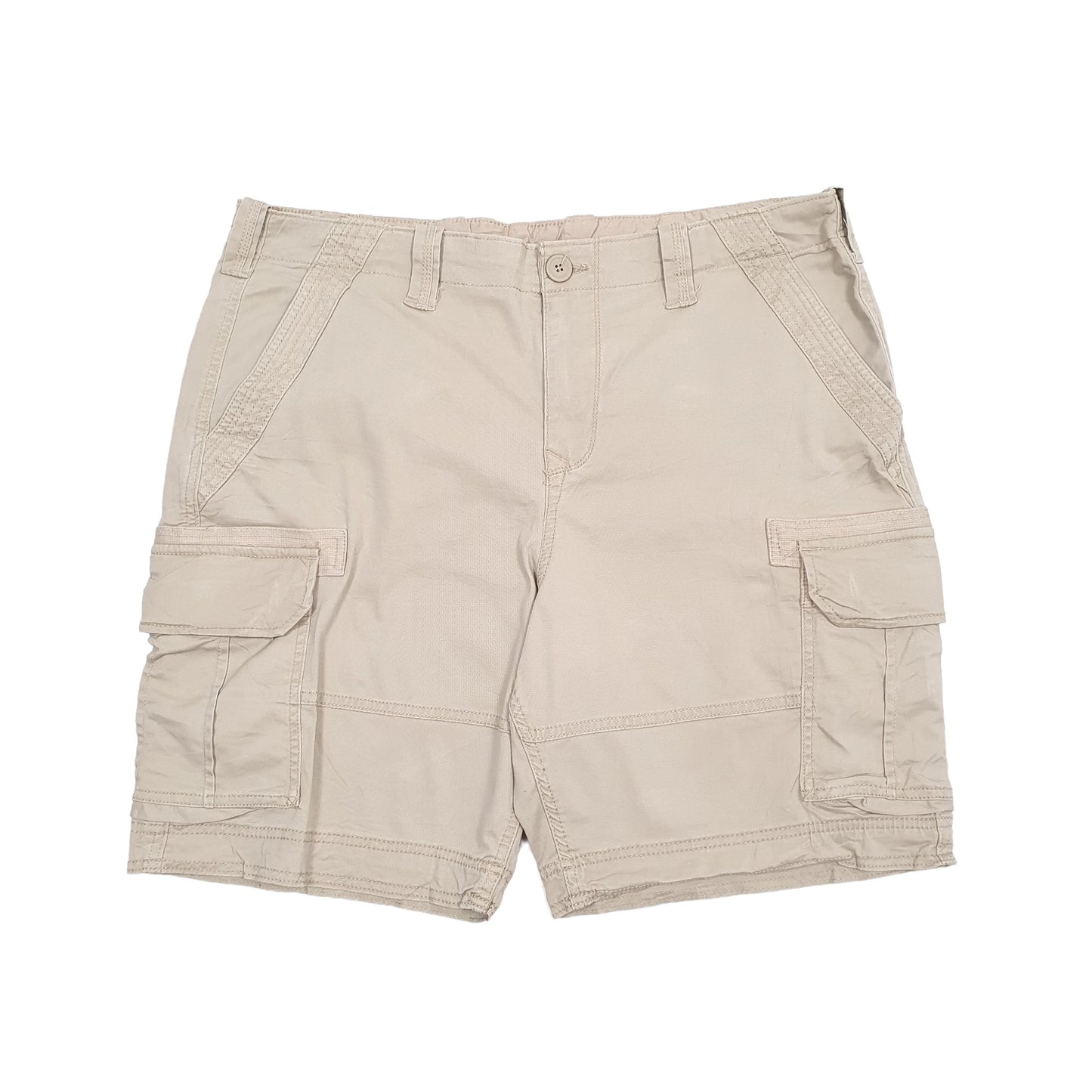 Beige George Cargo Shorts