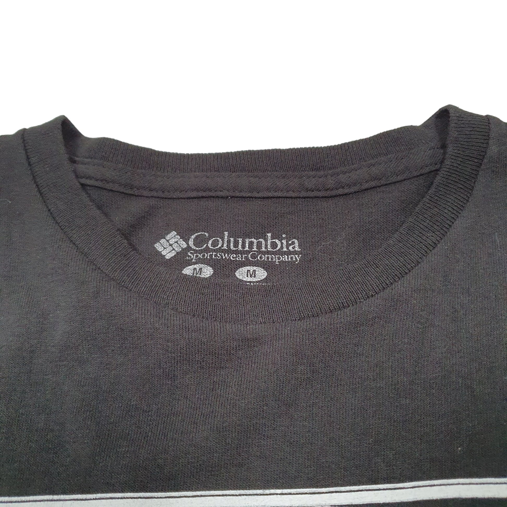 Mens Black Columbia Sportswear  Long Sleeve T Shirt