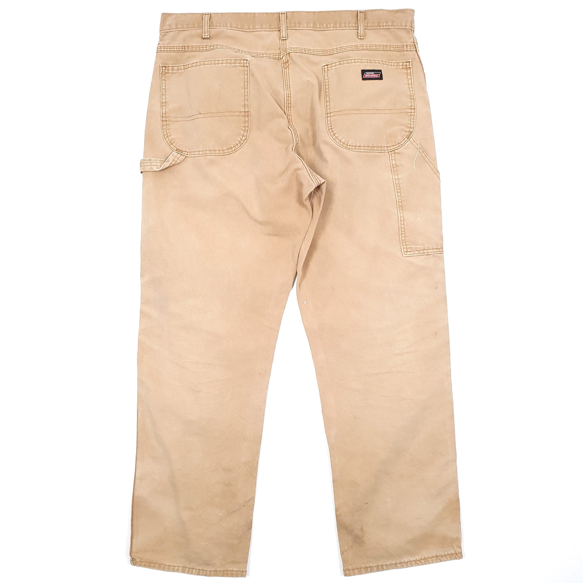 Mens Dickies Brown Carpenter Trousers W38 L31 Brown