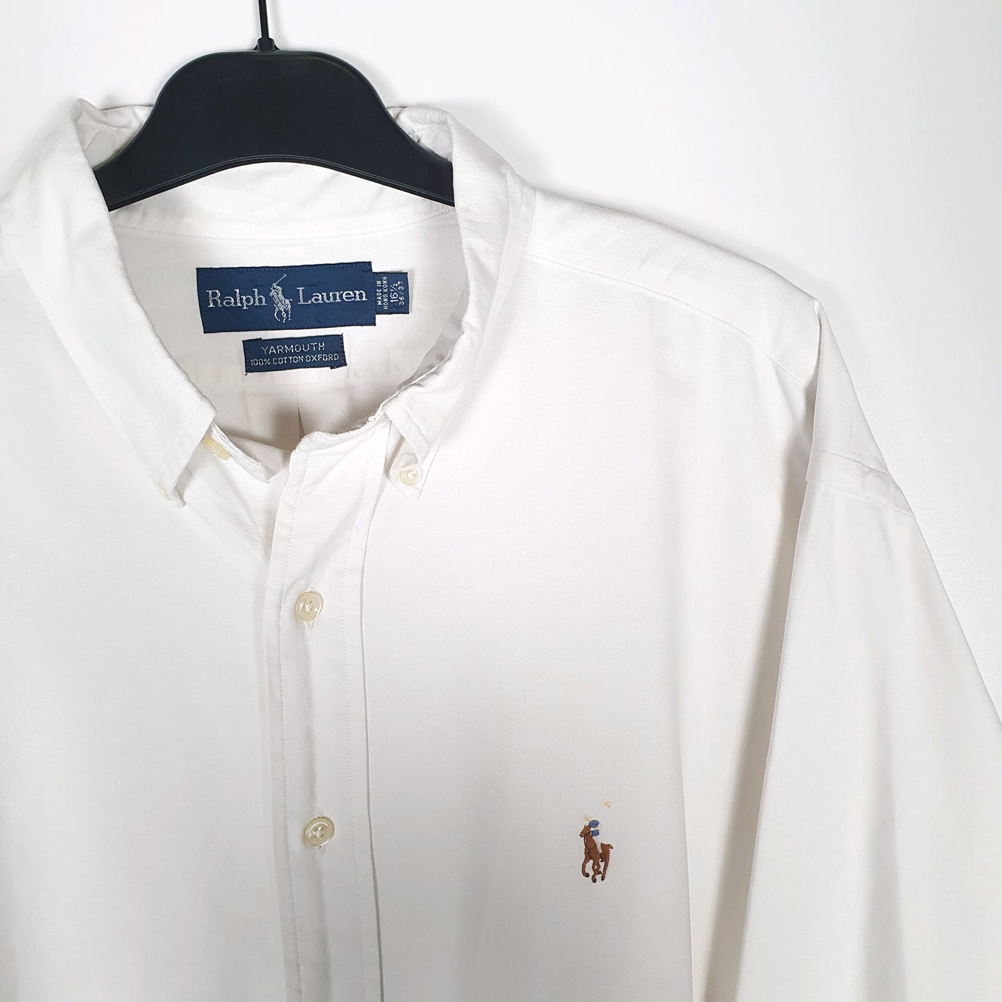 Polo Ralph Lauren Long Sleeve Yarmouth Fit Shirt White