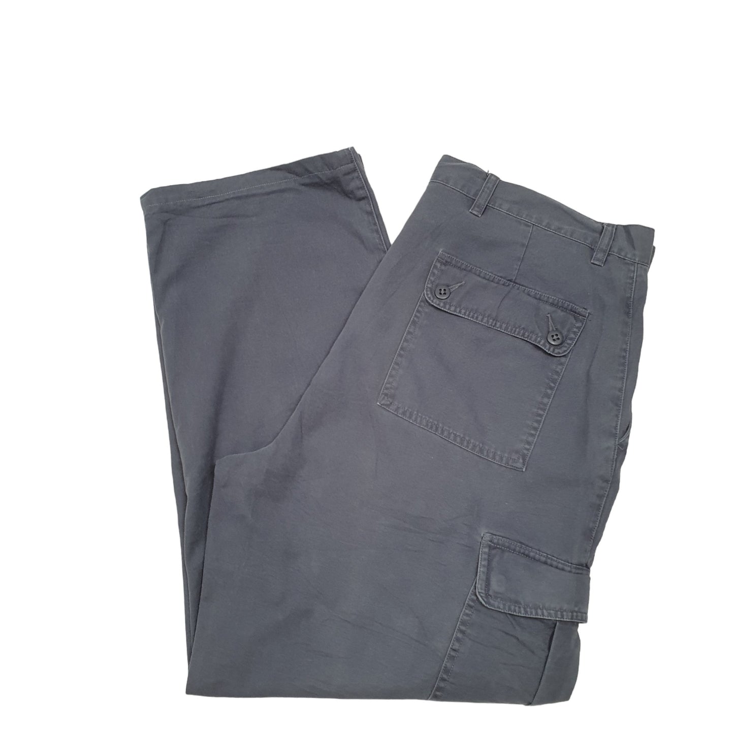 Mens Navy St John's Bay Combat Pants Cargo Trousers