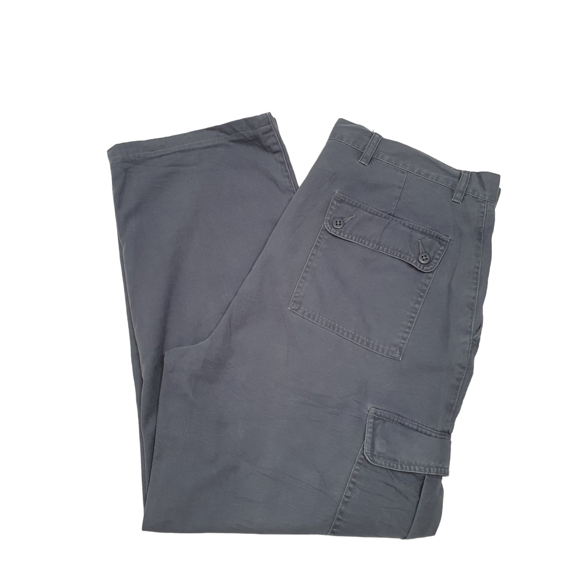 Mens Navy St John's Bay Combat Pants Cargo Trousers