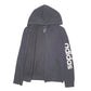 Womens Black Adidas Hoodie Full Zip Jumper