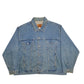 Mens Blue Denim Express Trucker Denim Jacket Coat