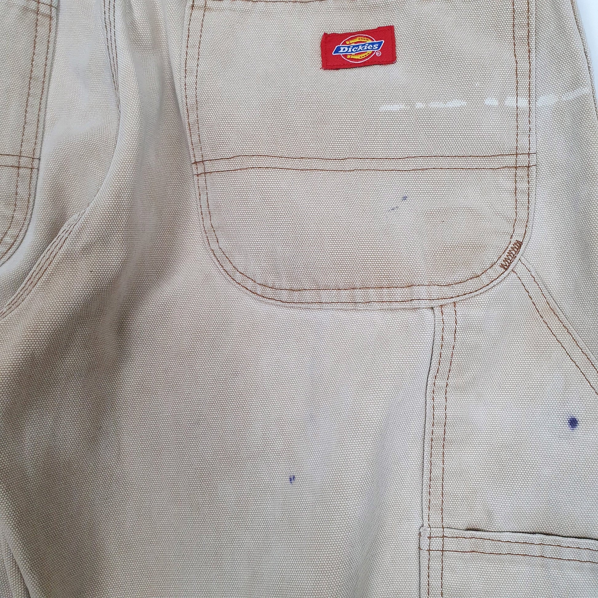 Mens Dickies Brown Carpenter Trousers W32 L30 Brown