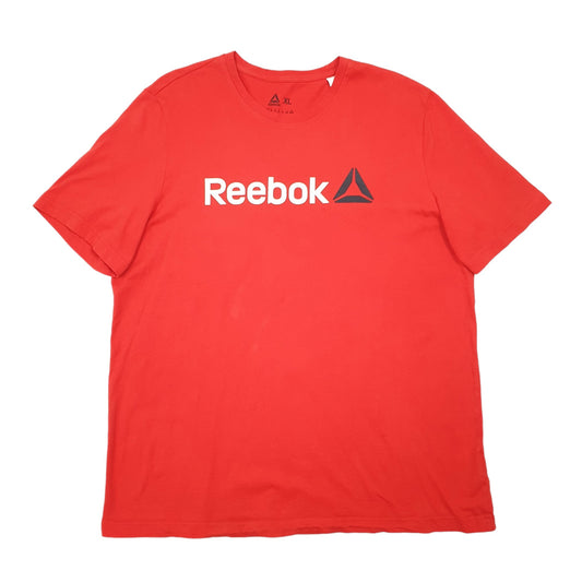 Reebok Short Sleeve T Shirt Red