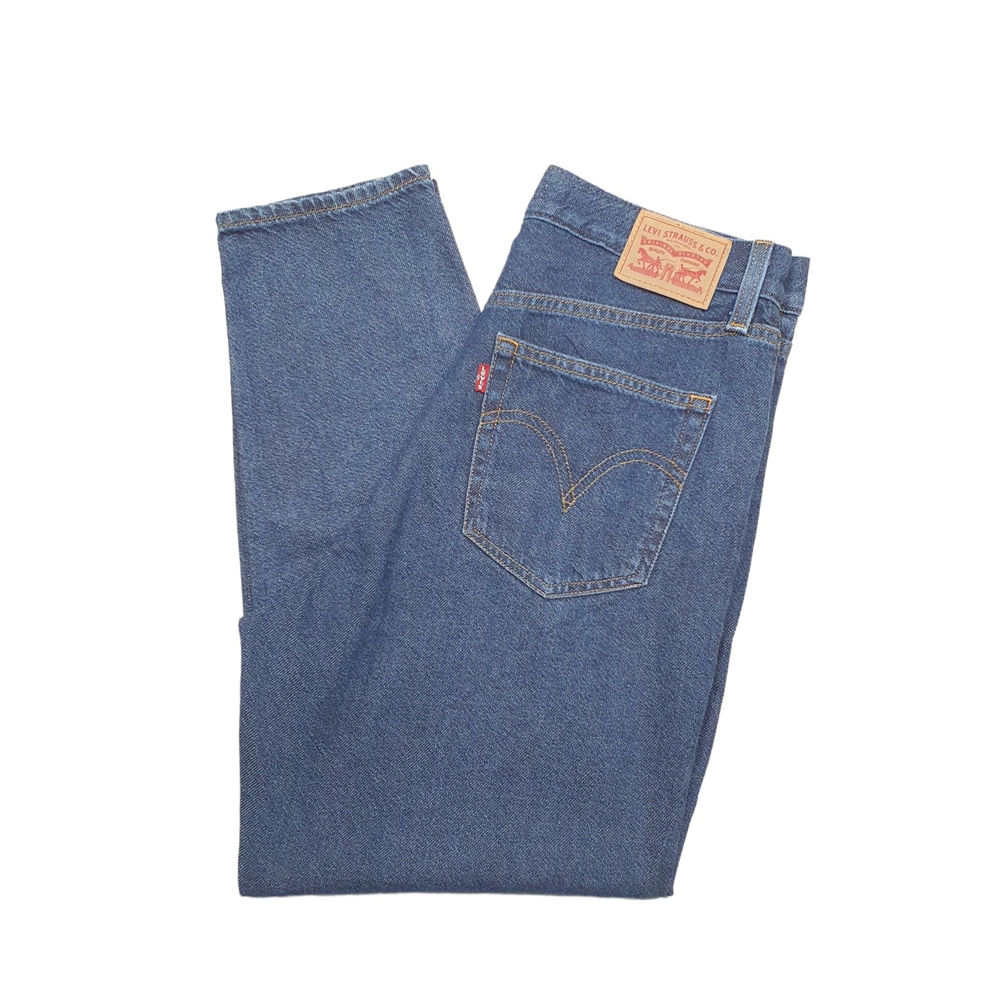 Levis 502 Regular Fit Jeans UK12 Blue