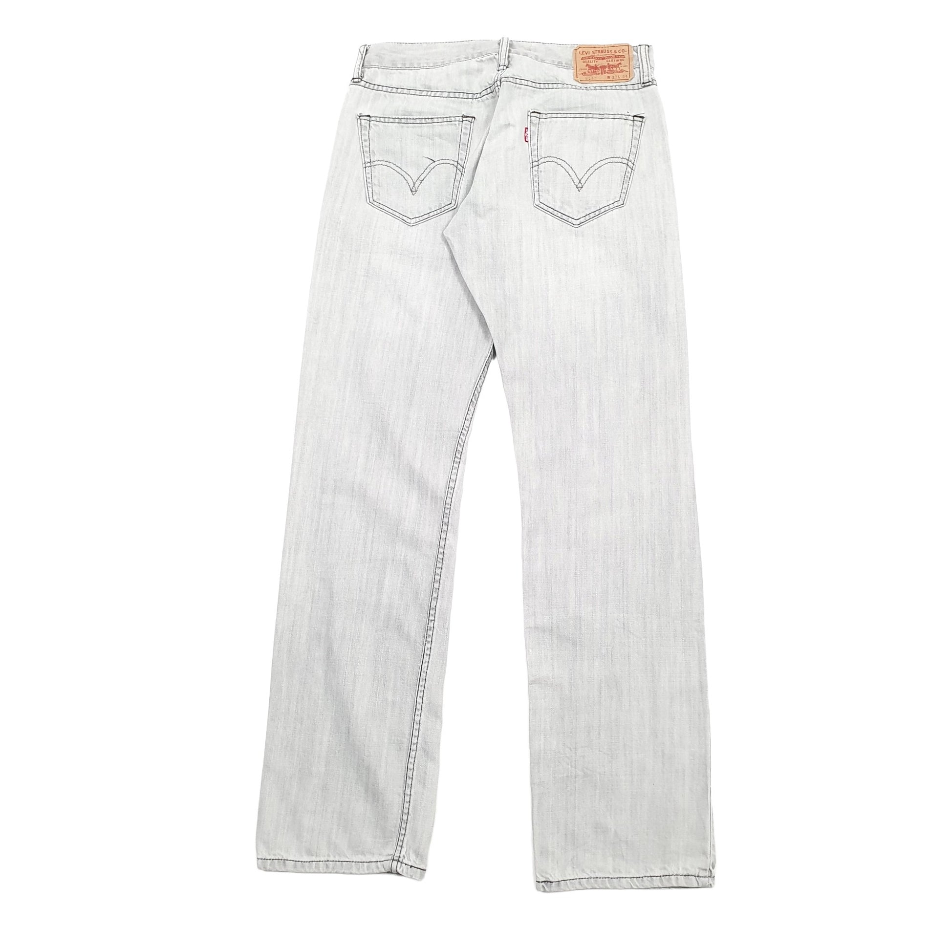 Levis 514 Straight Fit Jeans W32 L34 Grey