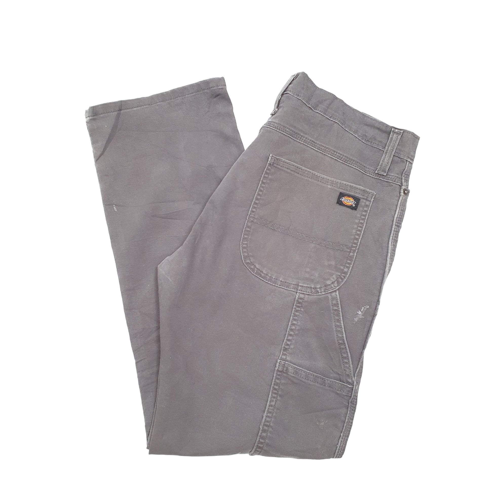 Mens Grey Dickies Flex Stretch Carpenter Trousers