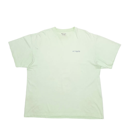 Mens Green Columbia Sportswear  Short Sleeve T Shirt