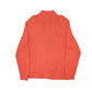 Polo Ralph Lauren Knit Quarter Zip L Orange
