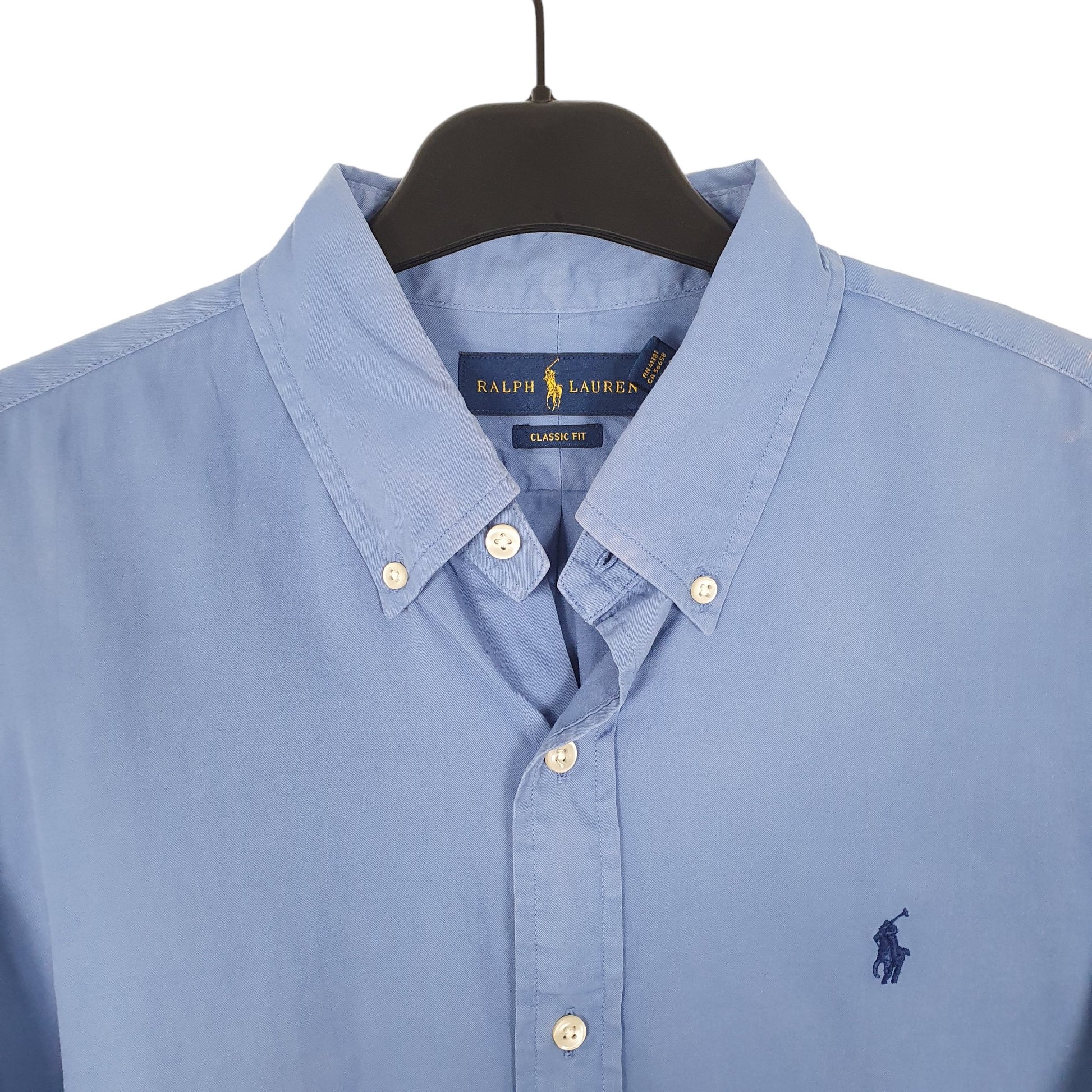 Ralph Lauren Long Sleeve Classic Fit Shirt Blue