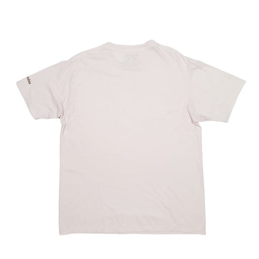 Mens Beige Columbia Sportswear  Short Sleeve T Shirt