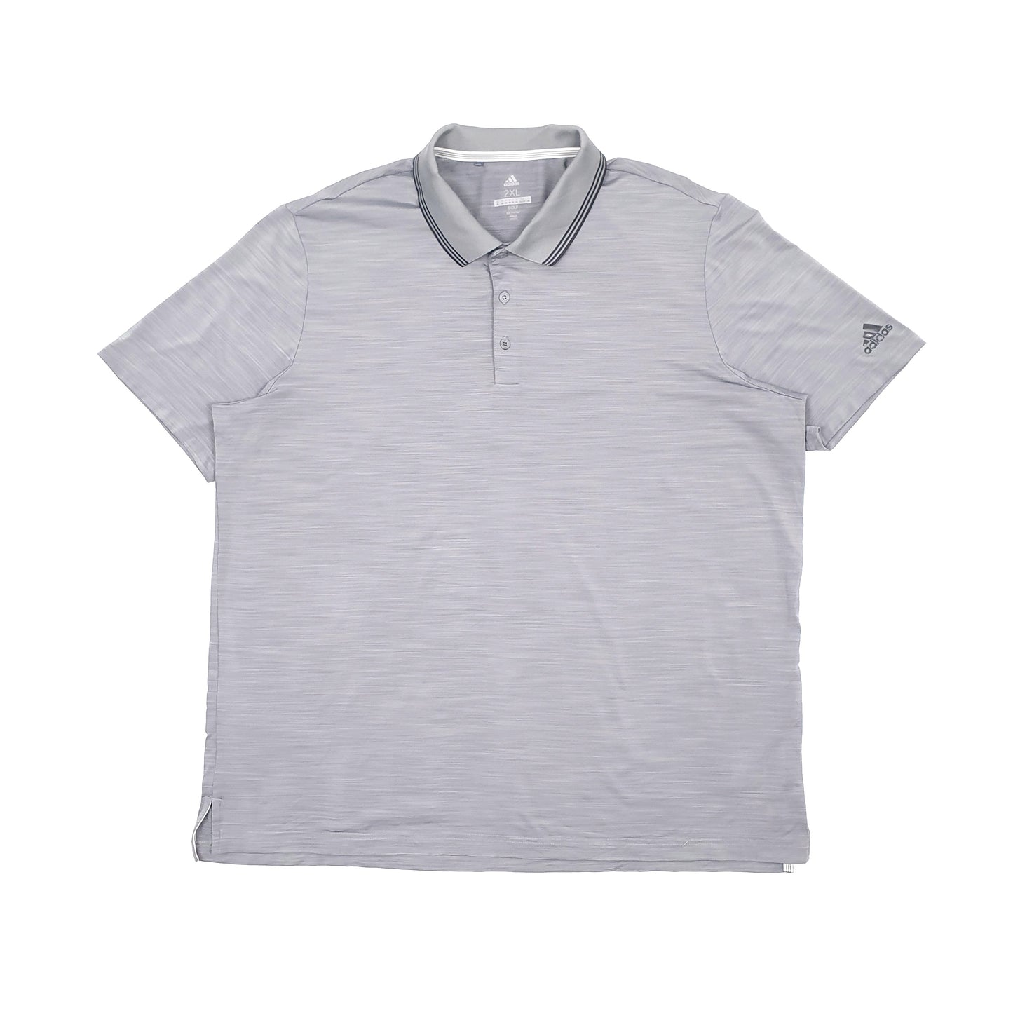 Adidas Golf Short Sleeve Polyester Polo Shirt Grey