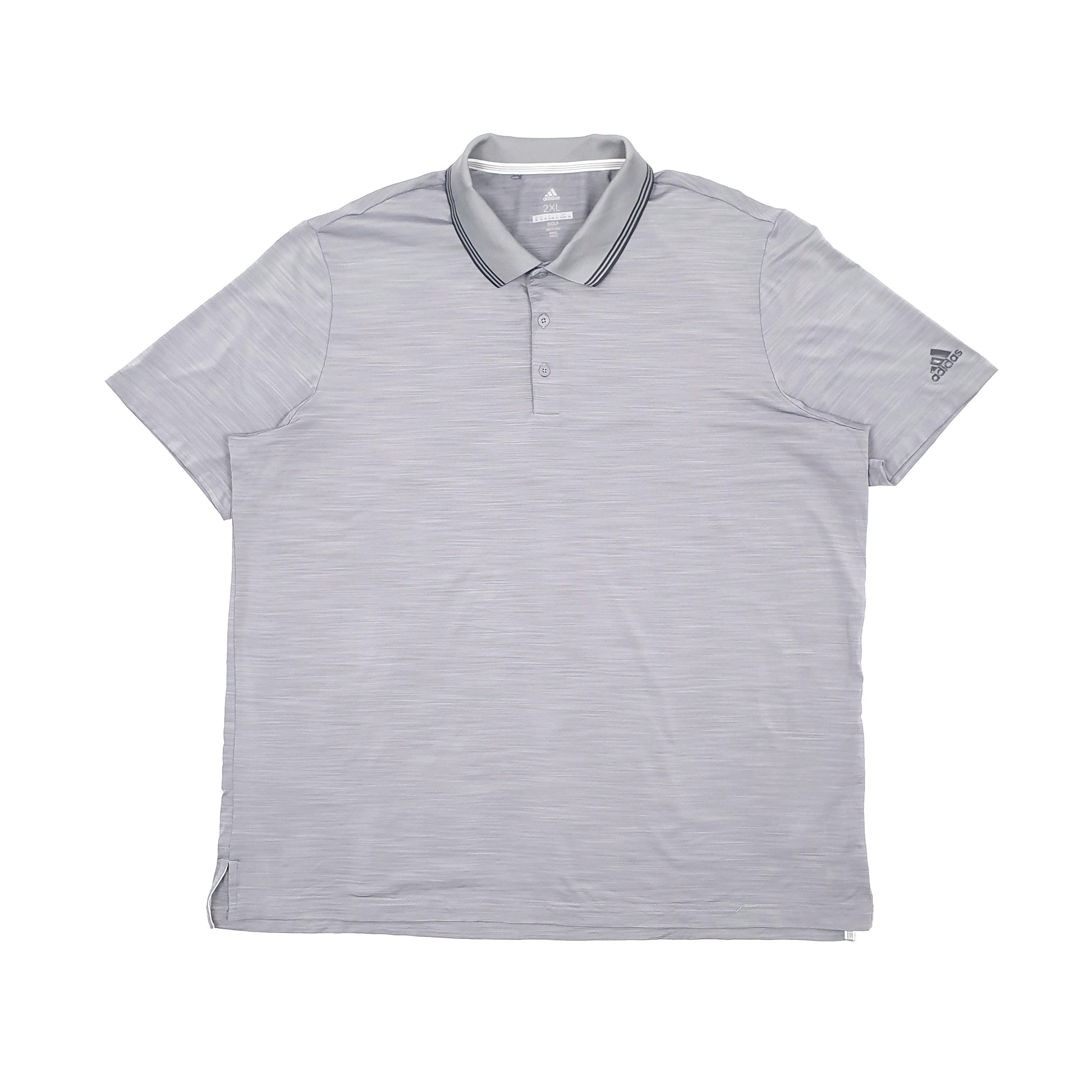 Adidas Golf Short Sleeve Polyester Polo Shirt Grey