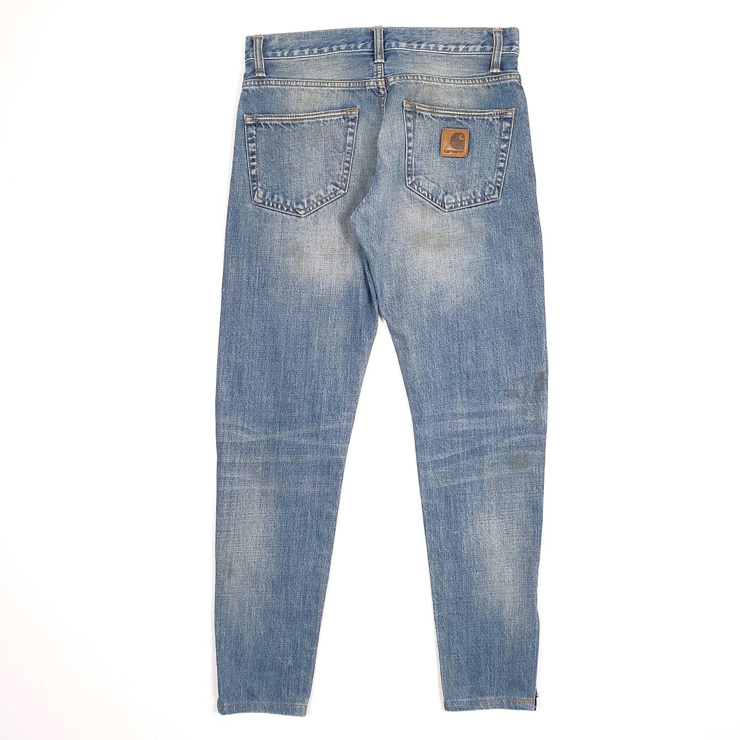 Carhartt Klondike Slim Fit Button Fly Jeans W30 L30 Blue