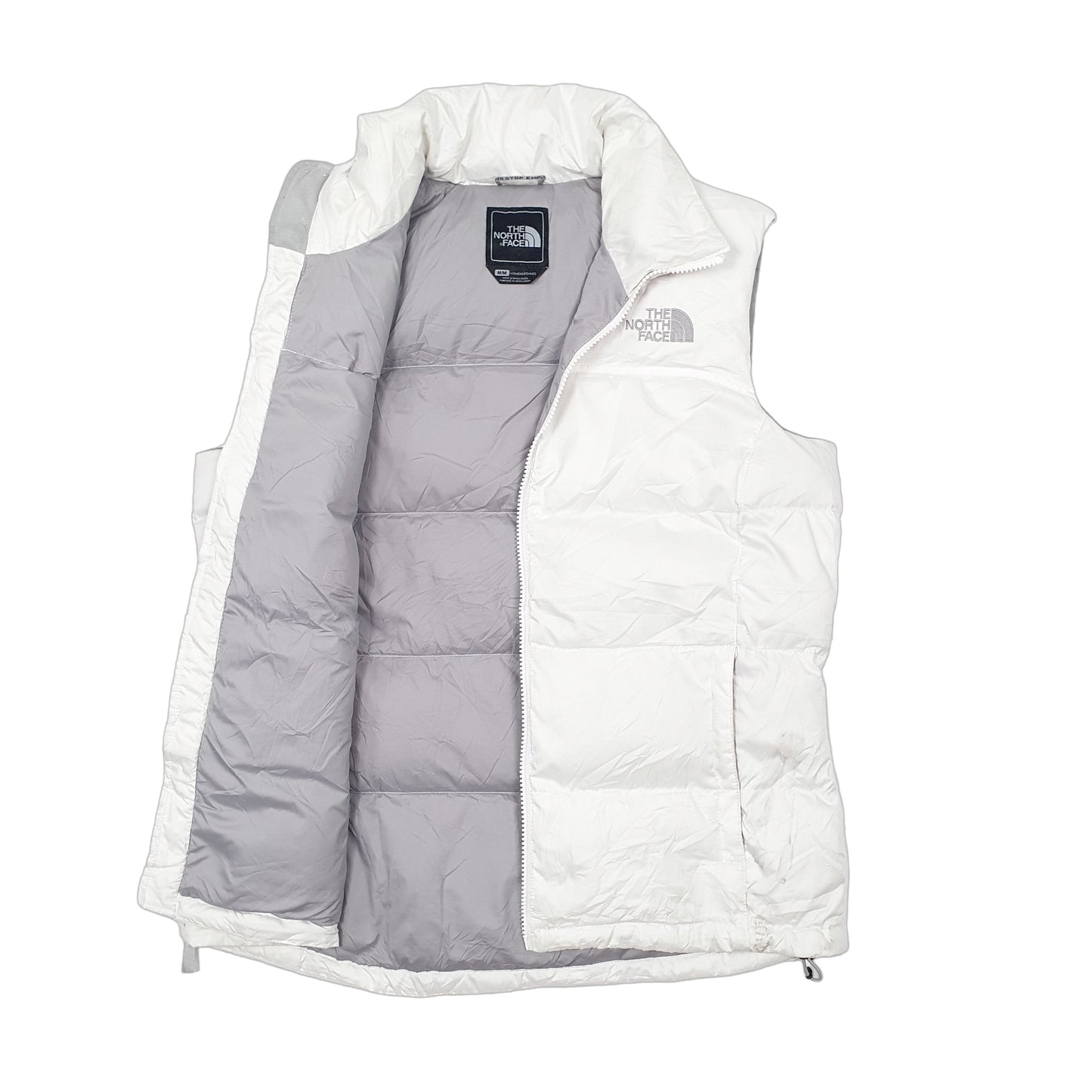 Womens White The North Face Gilet Vest 700  Coat